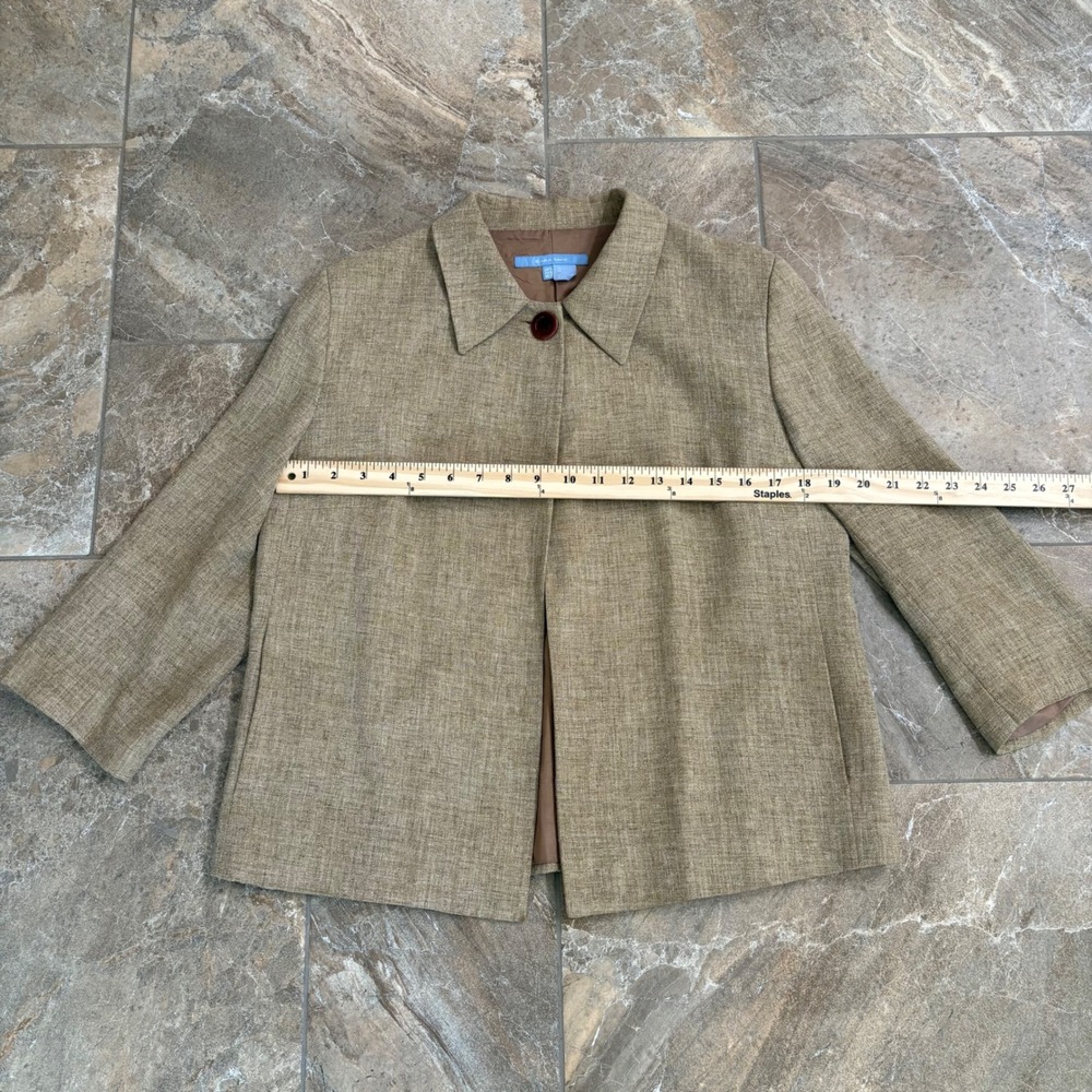 Zara Basic Blazer Jacket Business Career Button F… - image 2